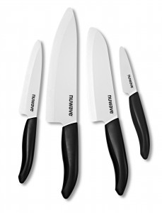 NuWave Knife Set Black w Logos