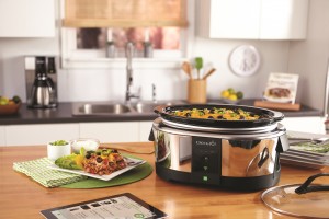 slow cooker with iPad