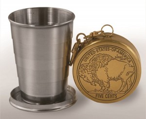 Trixie & Milo Old Buffalo Nickel Portable Shot Glass summer trends